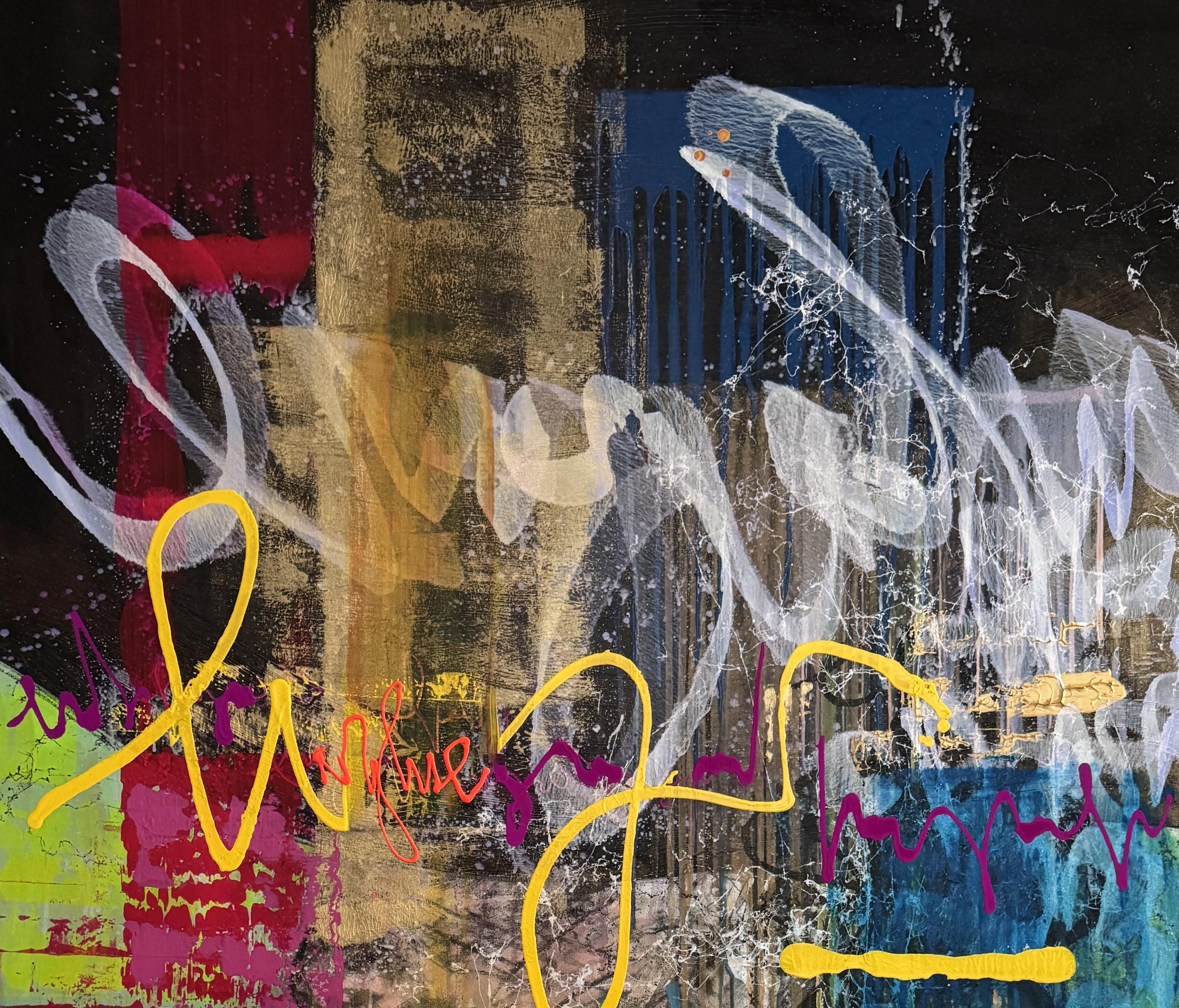 Artifex (Abstrakt), Mixed Media Art, von Bojana Ilic - Bojitt