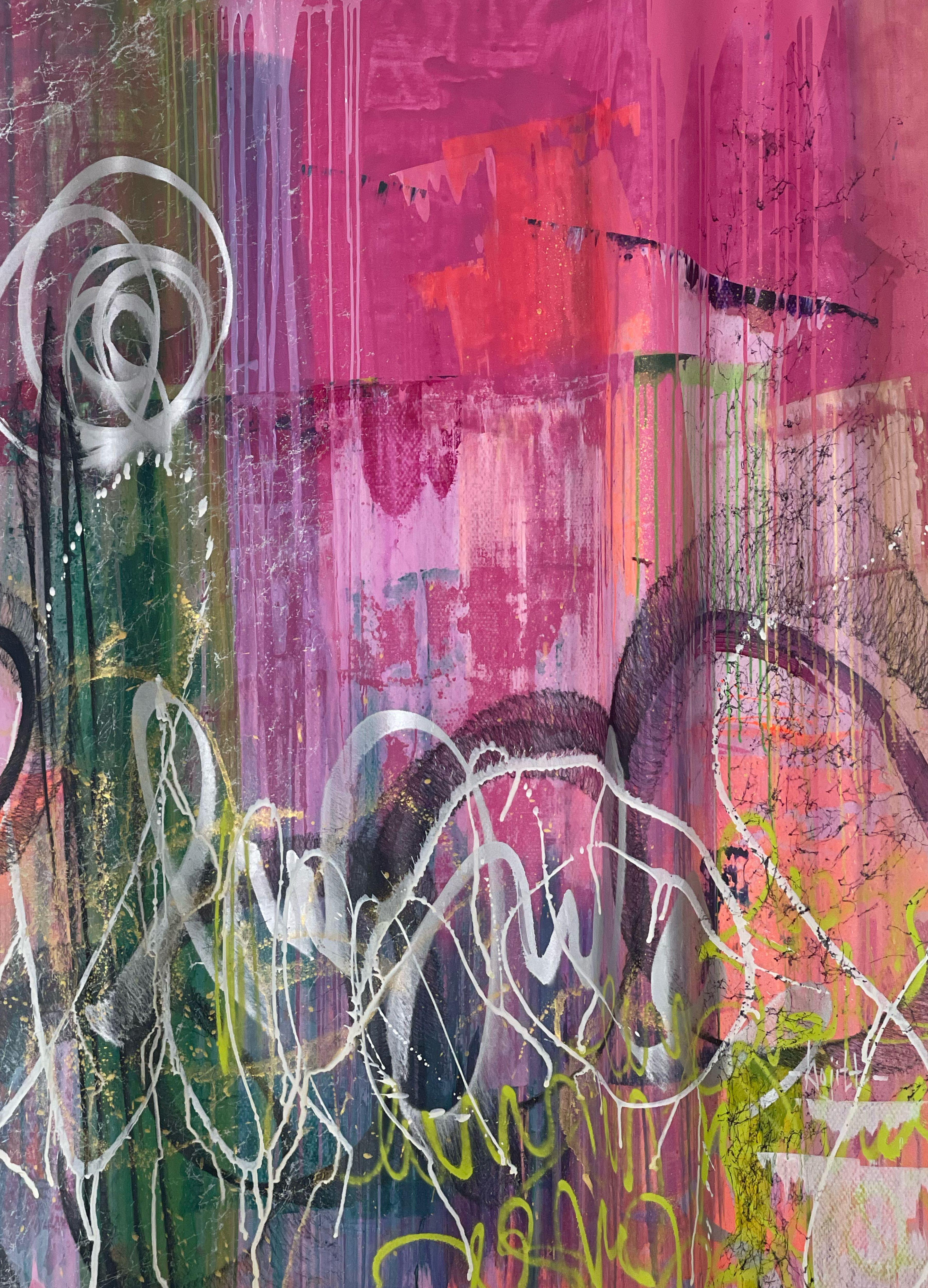 Bloom - Abstract Painting by Bojana Ilic - Bojitt