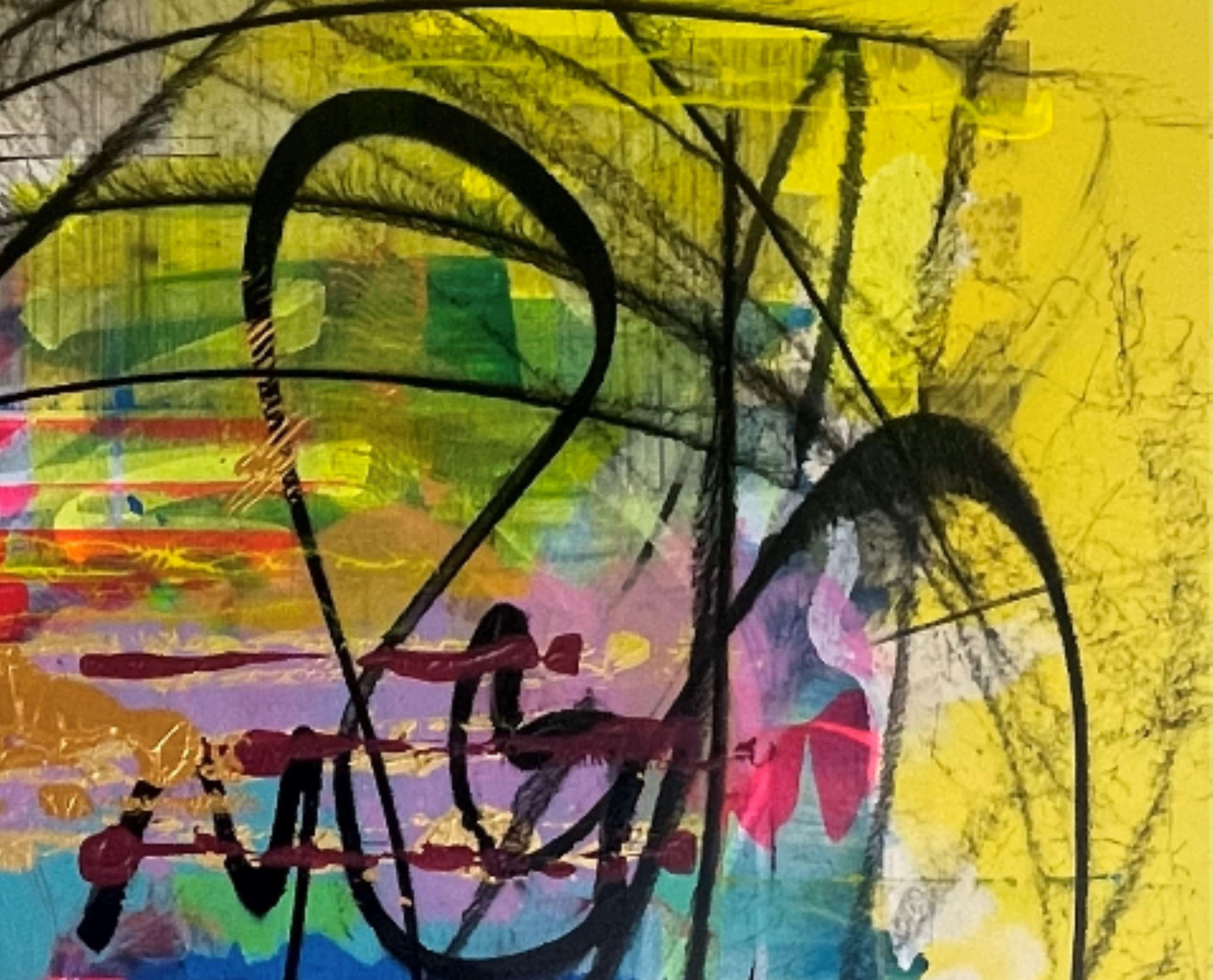 Sunset Fireworks - Painting by Bojana Ilic - Bojitt