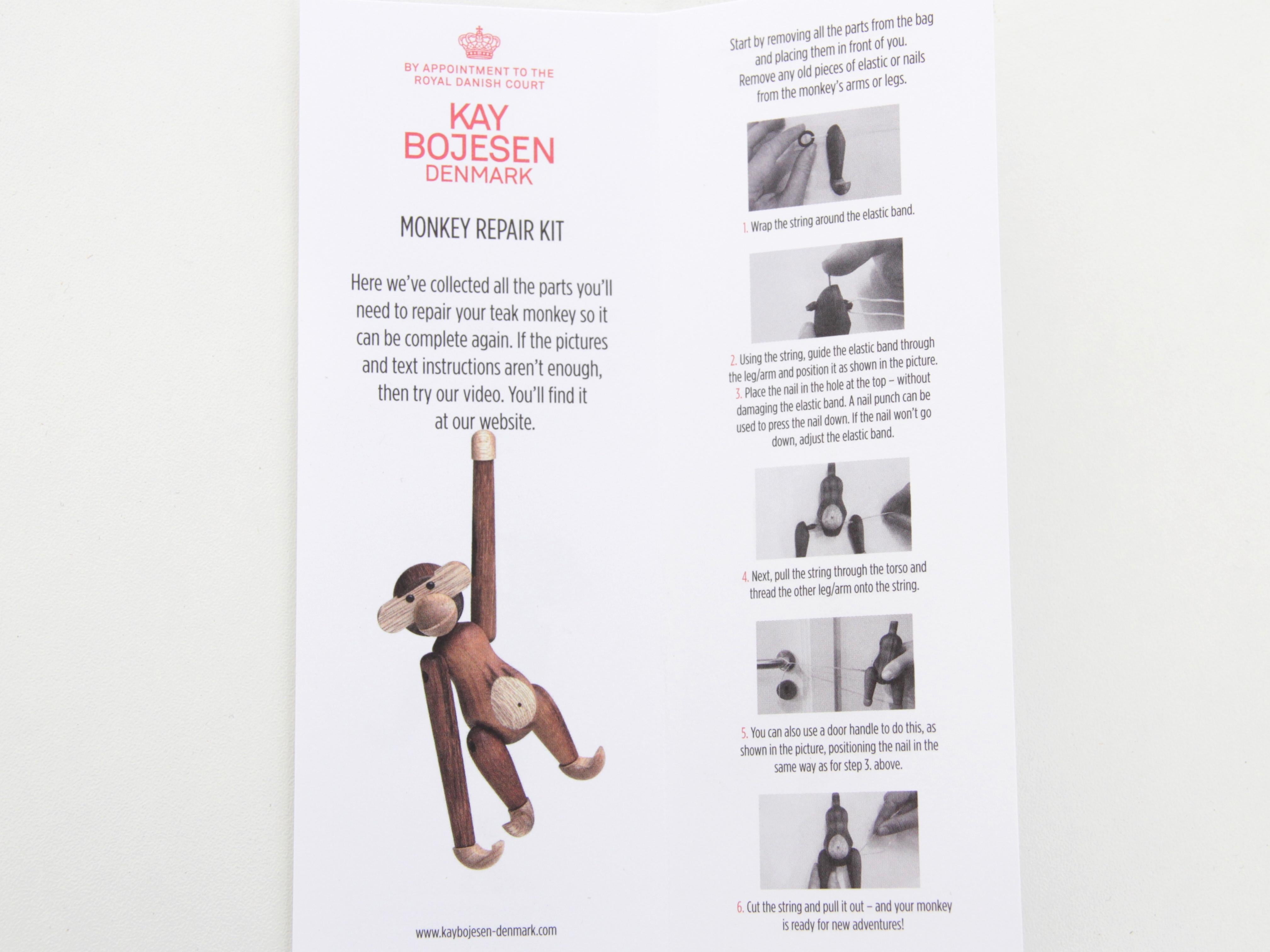 kay bojesen monkey repair kit