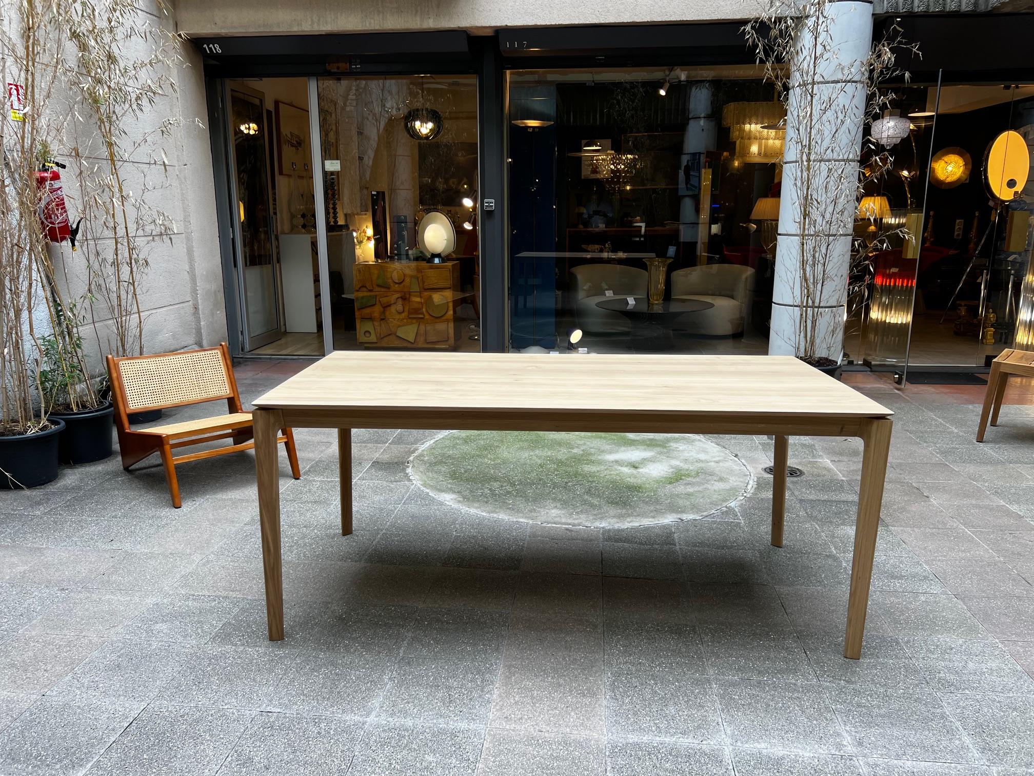 Table rectangulaire BOK Alain van havre édition Ethnicraft en vente 1