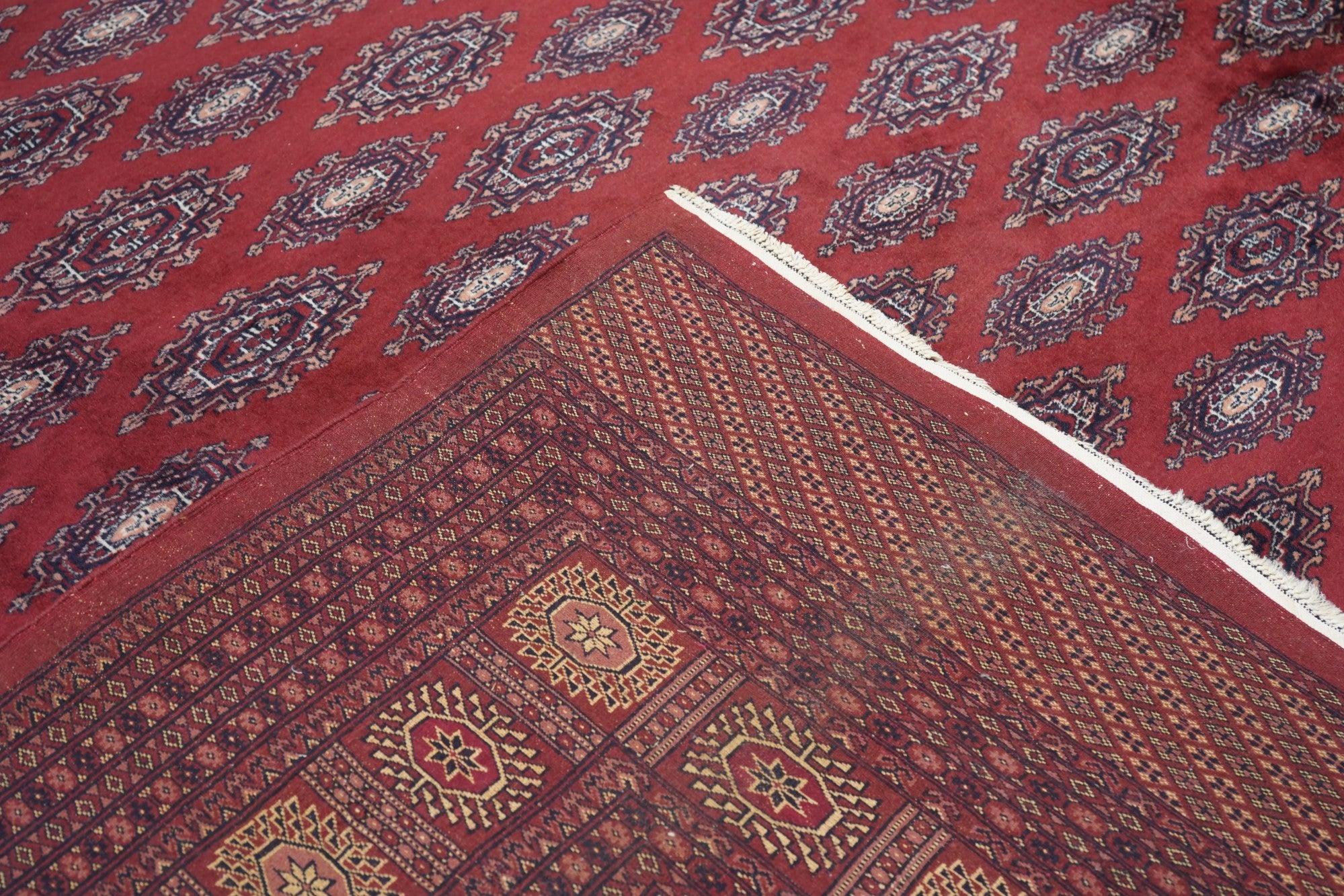 Bokhara-Teppich 9'3'' x 11'11'' im Angebot 5