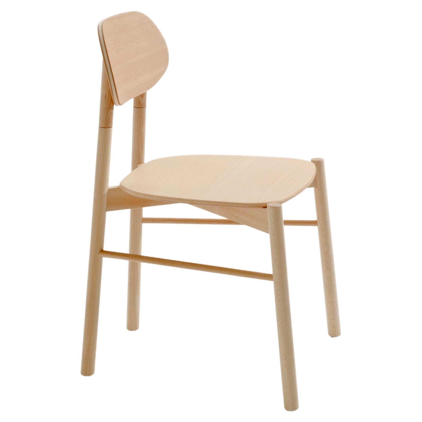 Bokken Chair, Natural Beech, by Colé Italia For Sale