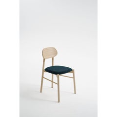Bokken Upholstered Chair, Natural Beech, Ottanio by Colé Italia