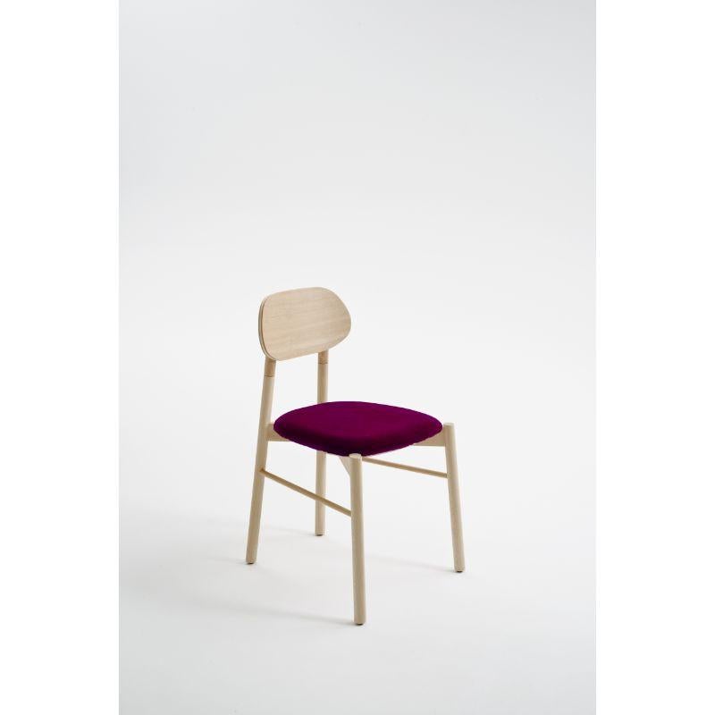 Bokken upholstered chair, natural Beech, Porpora by Colé Italia with Bellavista/Piccini
Dimensions: H.81,7 D.49 W.53,5 cm
Materials: solid beech wood structure, padded seat - Cat C

Also available: COM fabric, fabric Cat A, fabric cat B, Leather