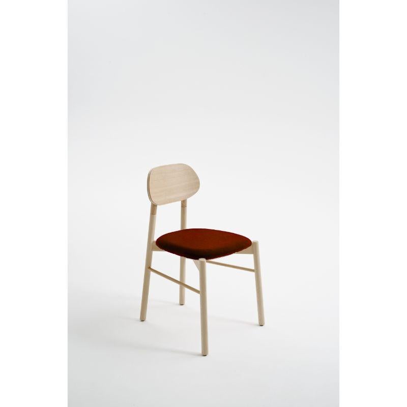Bokken Upholstered Chair, Natural Beech, Ruggine by Colé Italia with Bellavista/Piccini
Dimensions: H.81,7 D.49 W.53,5 cm
Materials: Solid beech wood structure, Padded seat - Cat C

Also Available: COM Fabric, Fabric Cat A, Fabric cat B, Leather Cat