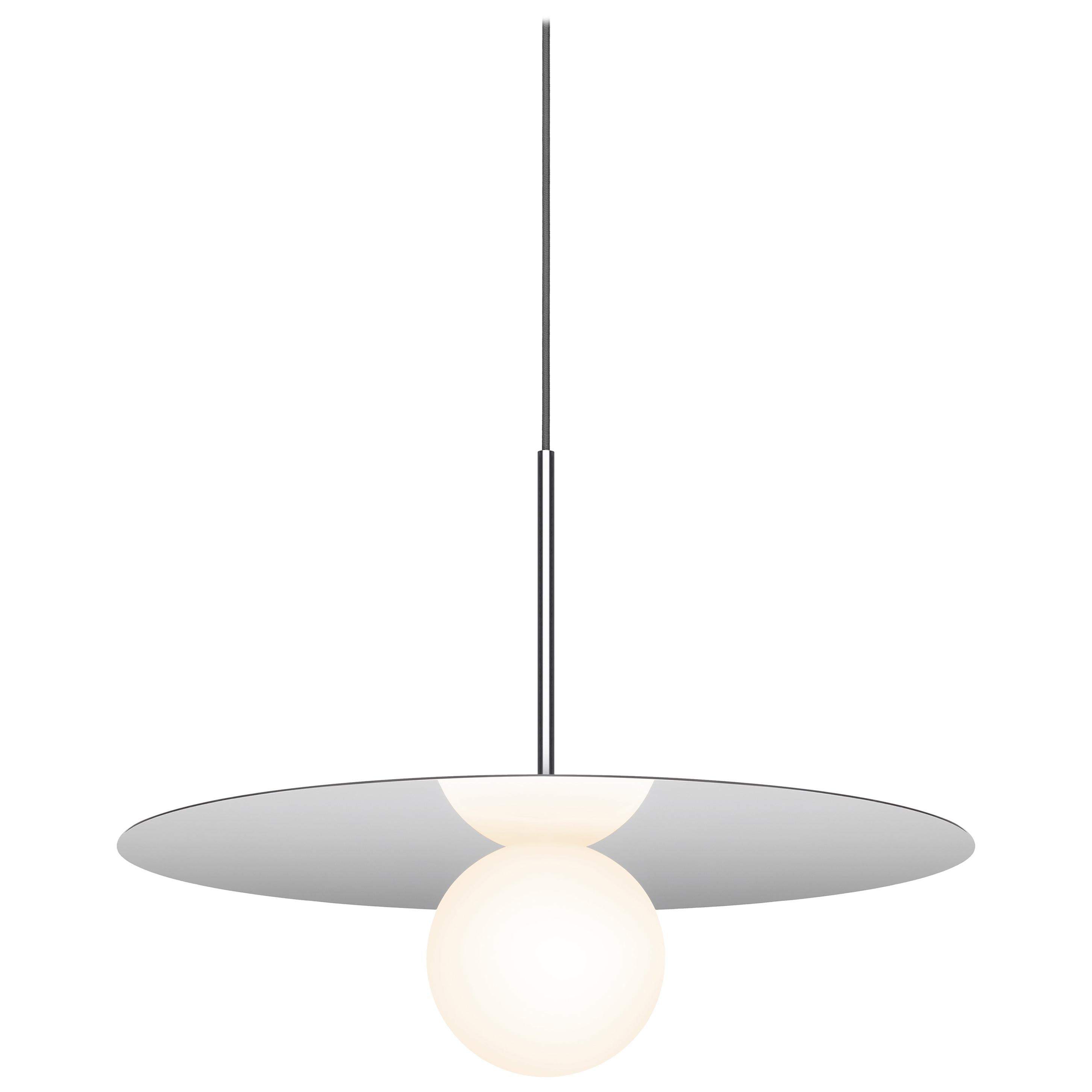 Bola Disc 18 Pendelleuchte aus Chrom von Pablo Designs