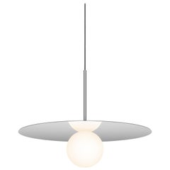 Bola Disc 18” Pendant Light in Chrome by Pablo Designs