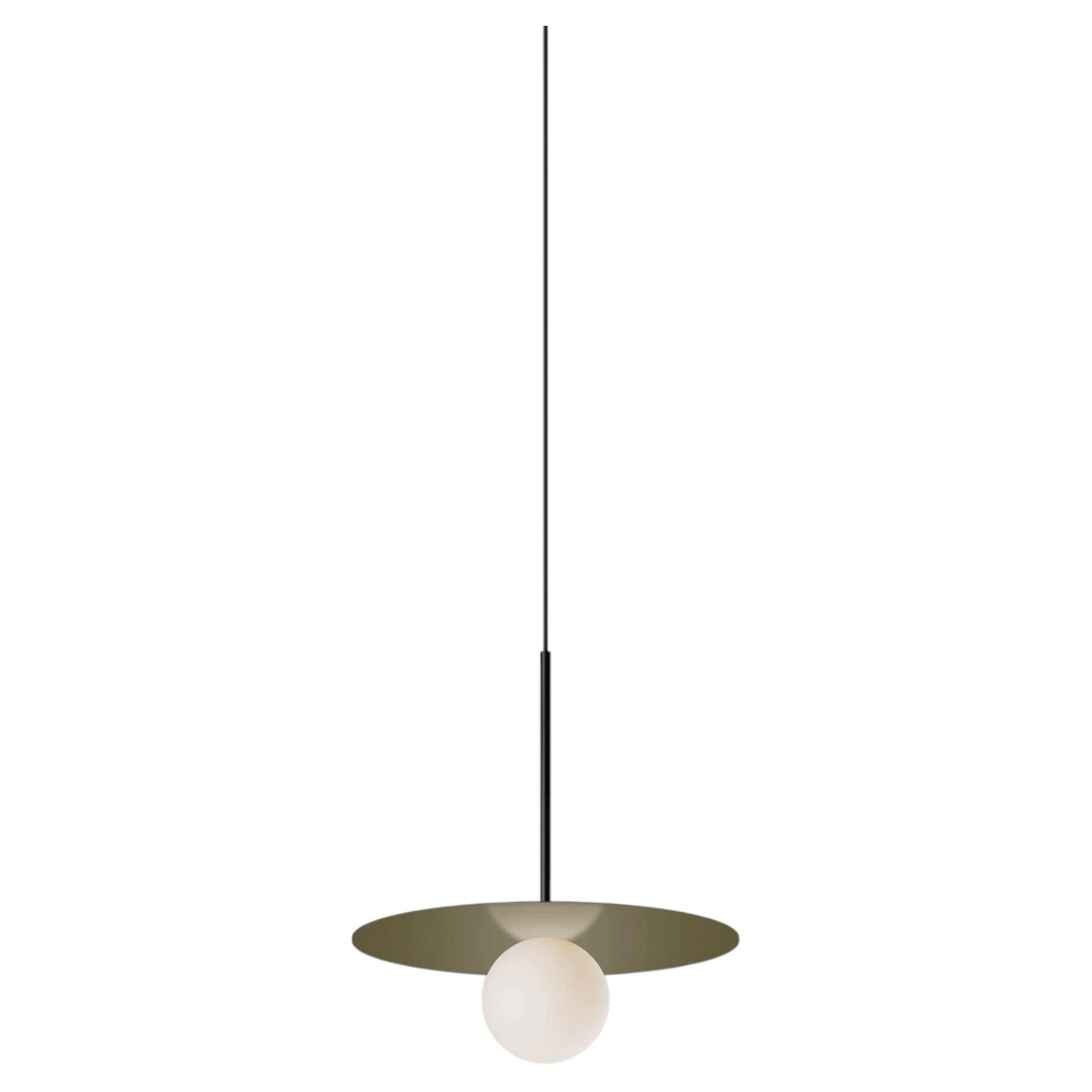 Pre-owned Pablo Designs Bola Disc Pendant 12 Light * New Matte Colors * By  In Transparent