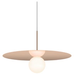 Lampe à suspension Bola Disc en or rose par Pablo Designs