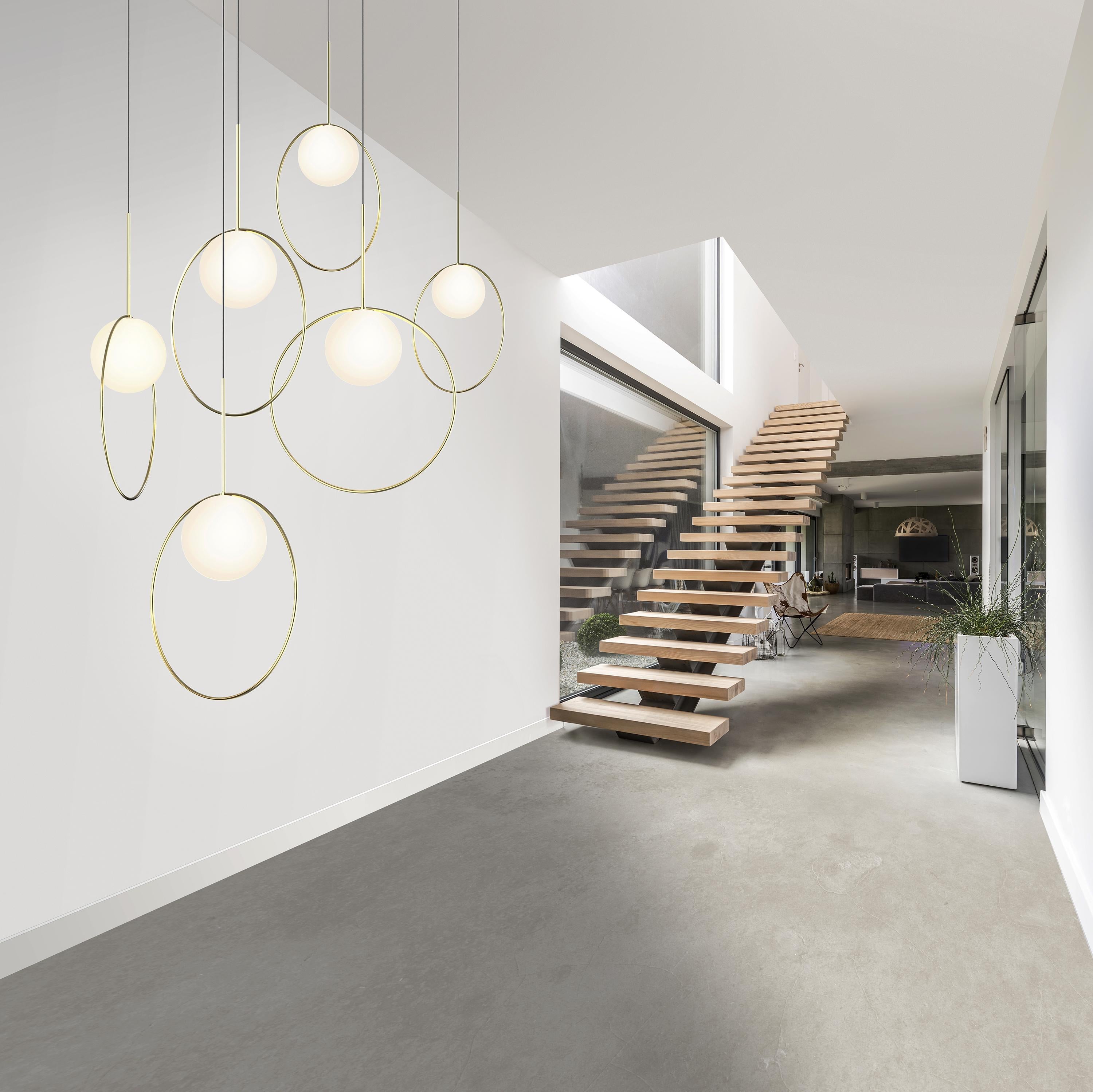 Bola Halo 4 Piezas Multi-Light by Pablo Designs Moderno en venta