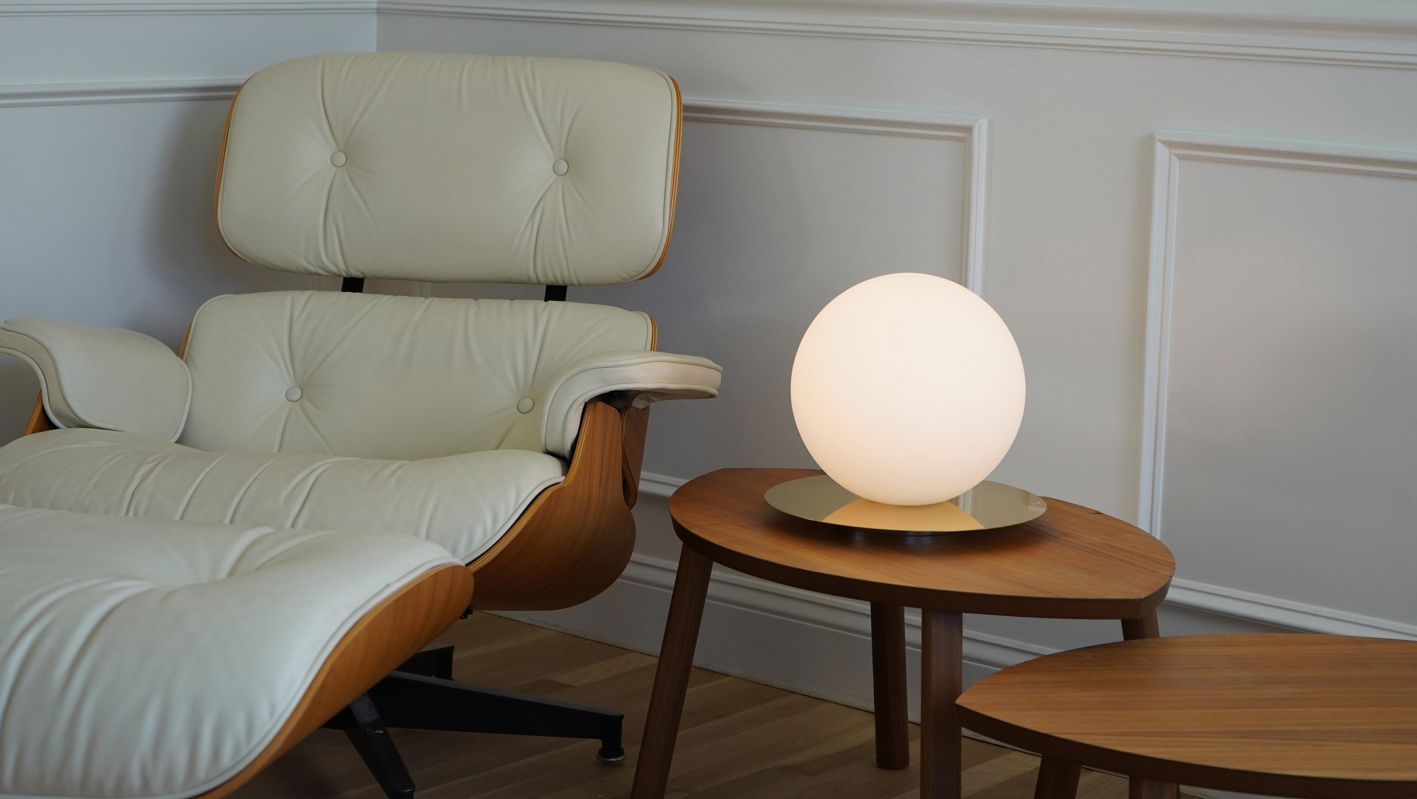 American Bola Medium Table Sphere Lamp by Pablo Designs For Sale