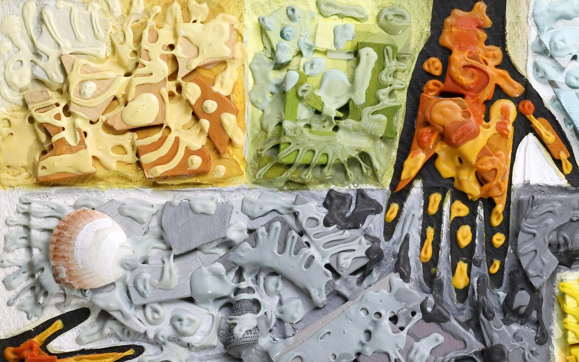 Coup de pouce - Painting de Bola Opadiran