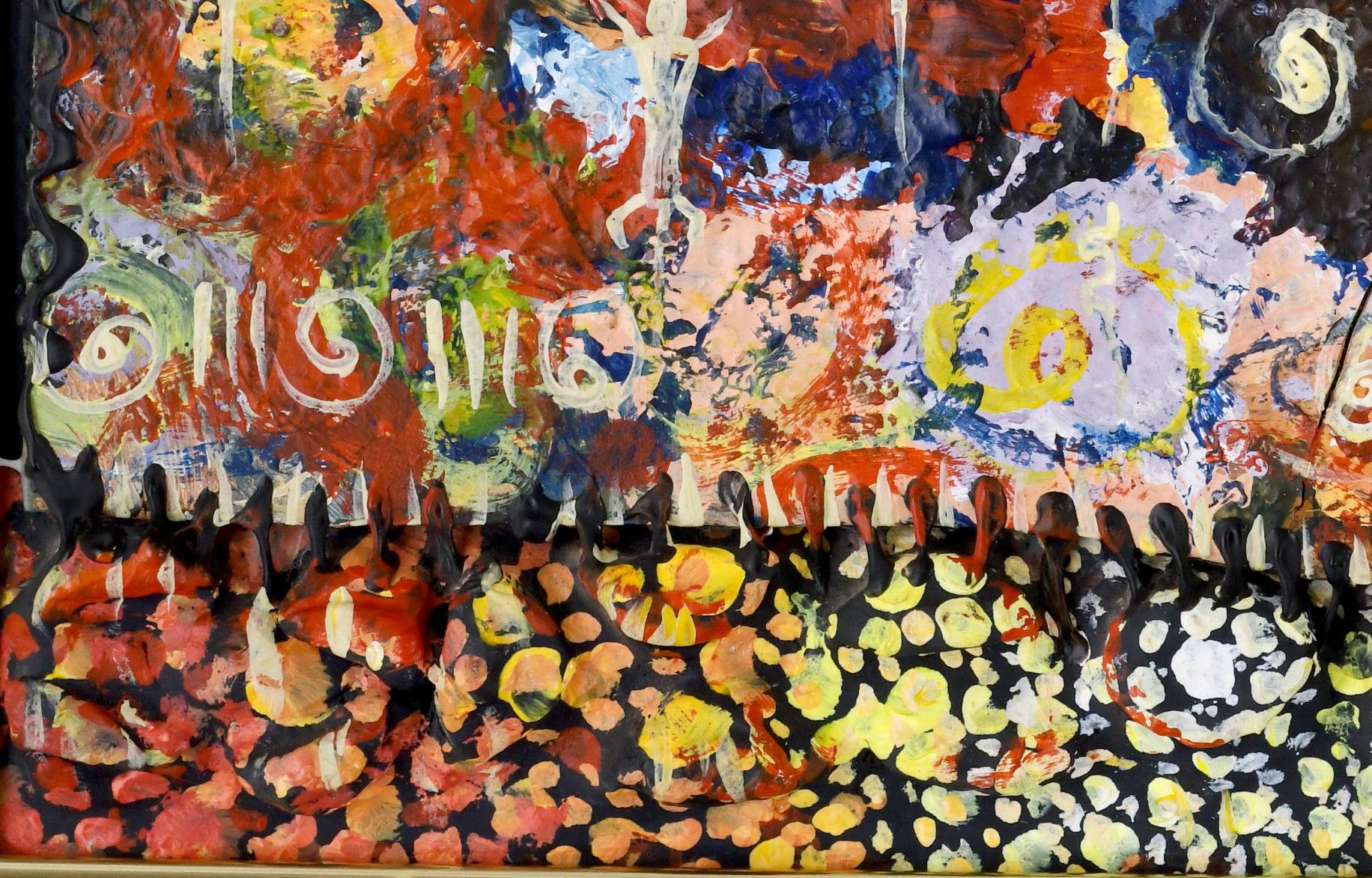 Ships from Nigeria
This work is unique, not a print or other type of copy.
Signed on the front side and accompanied by a Certificate of Authenticity.

- About the Artist
Bola Opadiran is a contemporary artist, born in 1974, in Modakeke, Osun State,