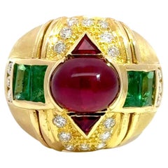 Gold-Kuppel-Ringe