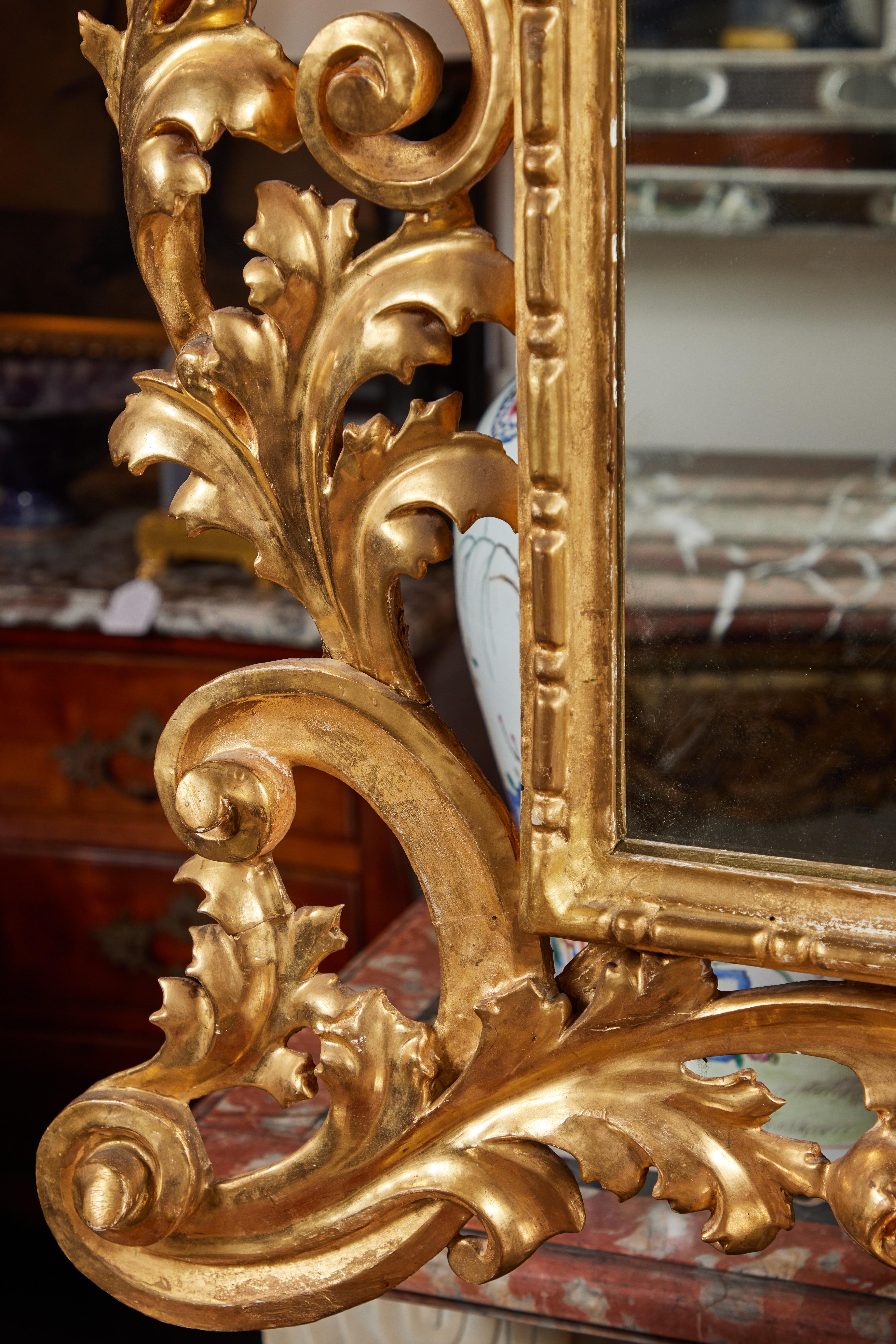 Bold, 19th Century Italian Mirror For Sale 1