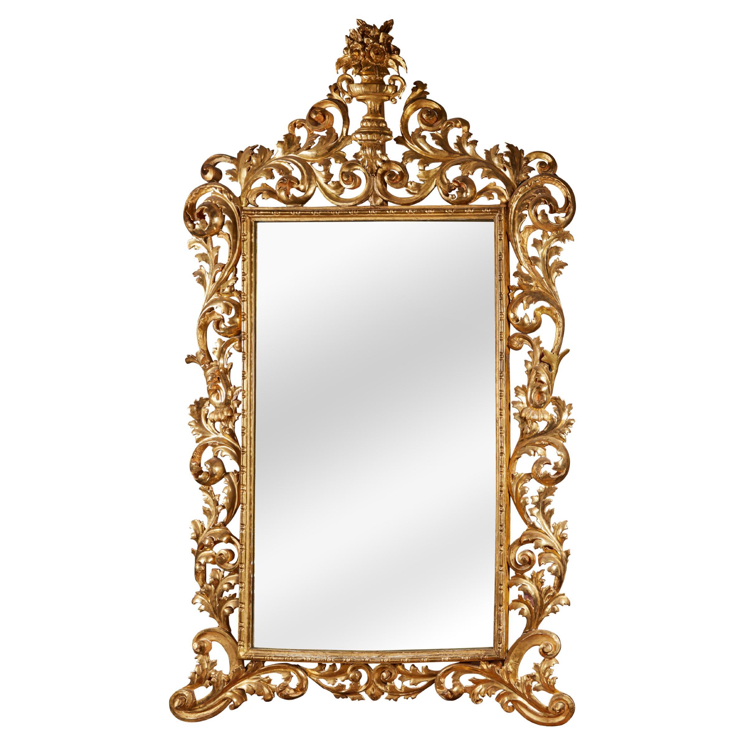 Miroir italien audacieux du XIXe siècle en vente