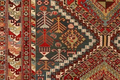 Bold Antique Shirvan Shahnazarli Carpet