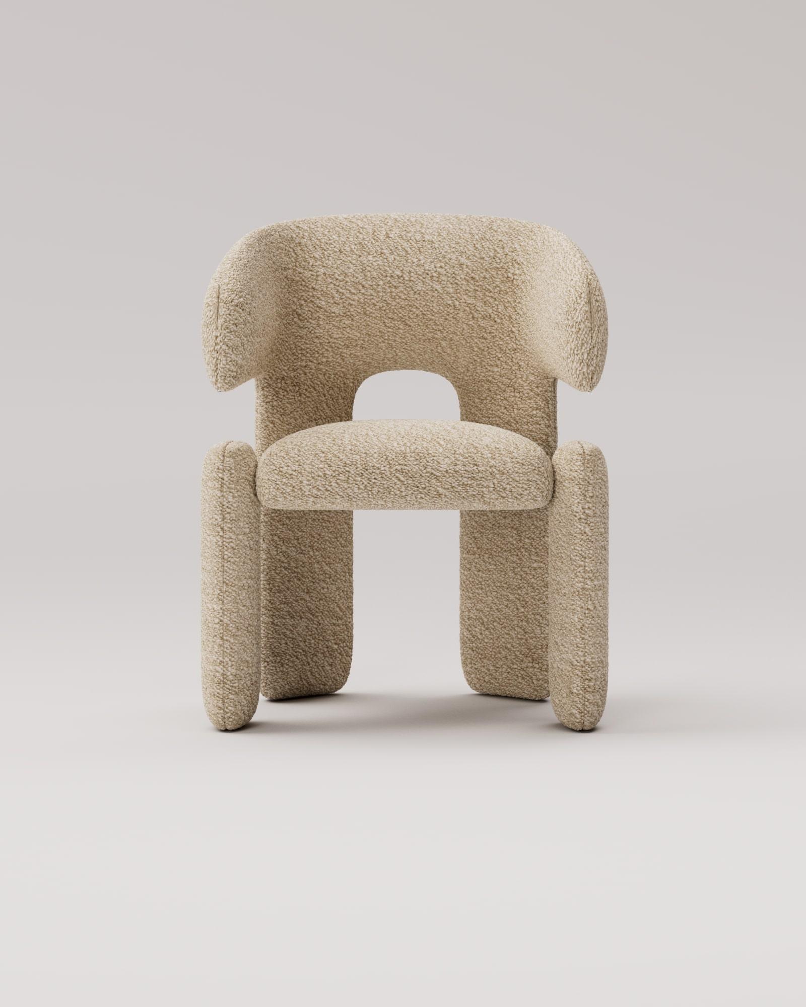 La Silla de Comedor Apollo se inspira en la energía dinámica del dios griego, encarnando fuerza y elegancia en su forma audaz y escultural. Su distintivo diseño redondeado añade un toque moderno a cualquier comedor.

Disponible en una gran variedad