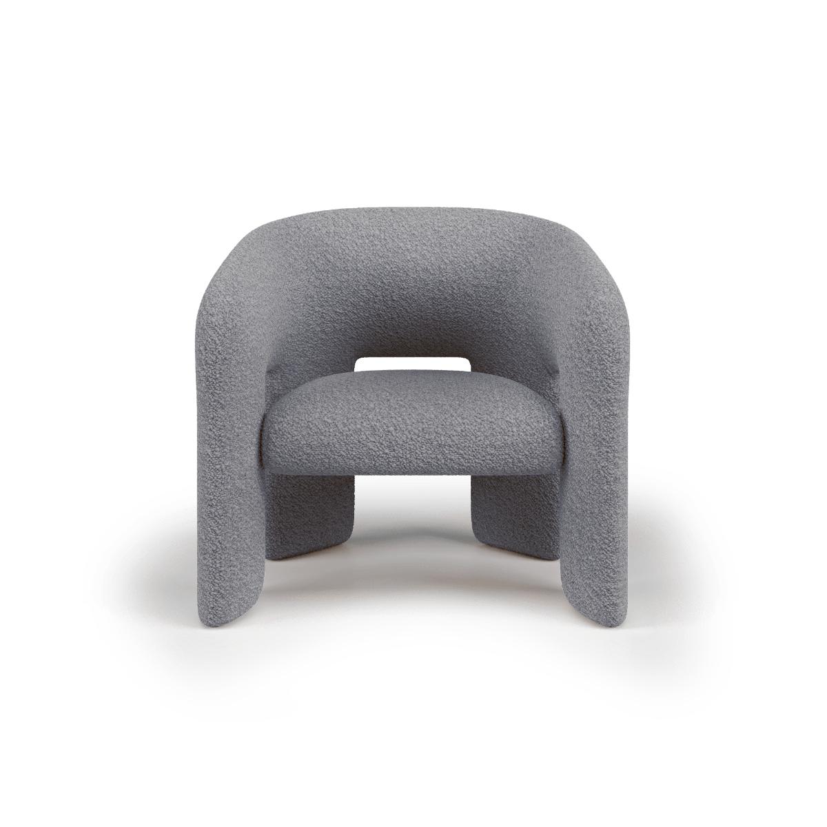 Bold Armchair by Mohdern
Dimensions: W 78 x D 65 x H 73 cm
Materials: Fabric, Bouclé


Bold is a comfortable armchair that features enveloping lines and different geometric shapes skilfully assembled through the encounter between know-how and a