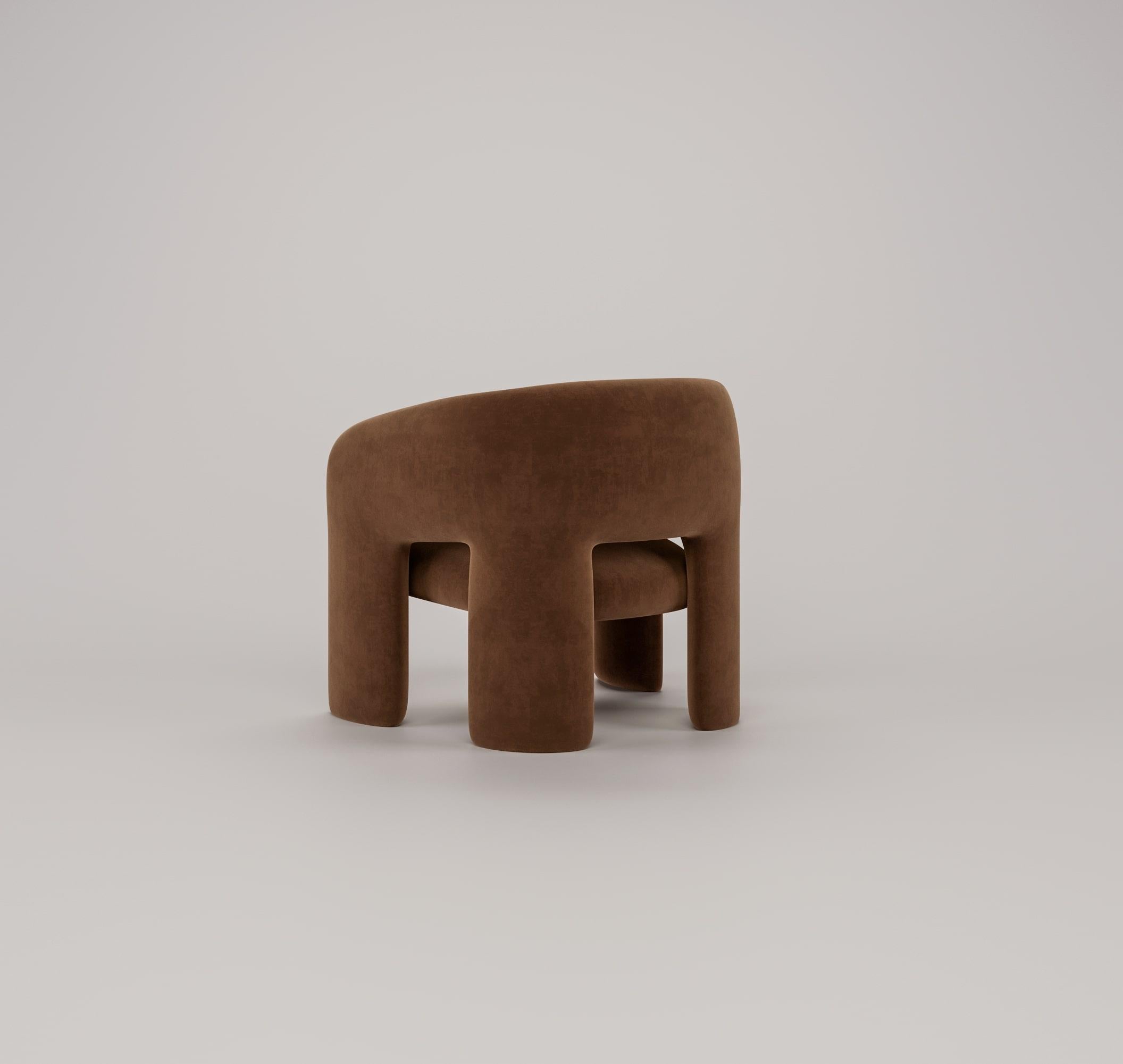 Modern Bold Armchair - Leather For Sale
