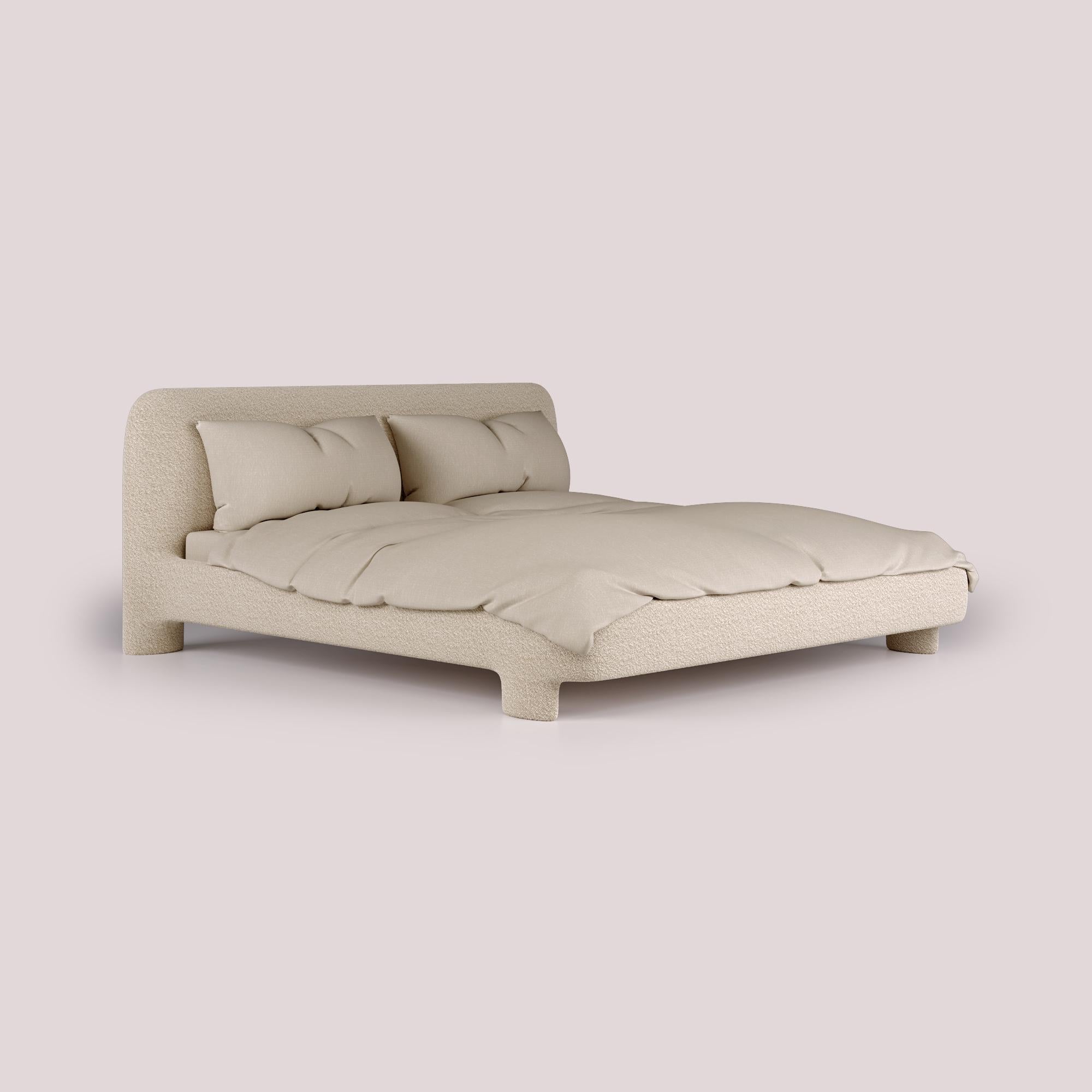 Moderno Bold Bed Queen Size - Karakorum 003 in vendita