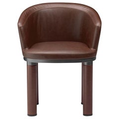 Bold Brown Armchair