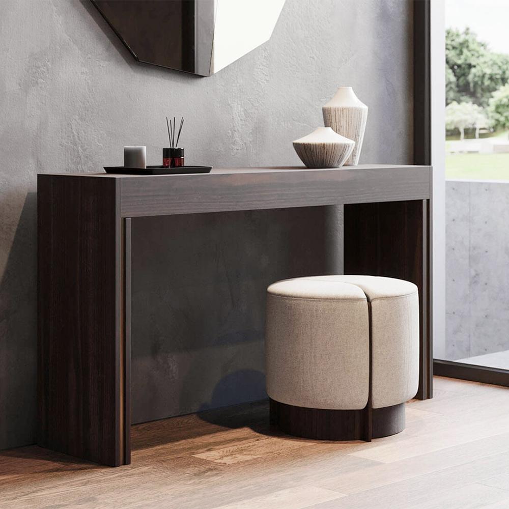 Stainless Steel Bold Console Table For Sale