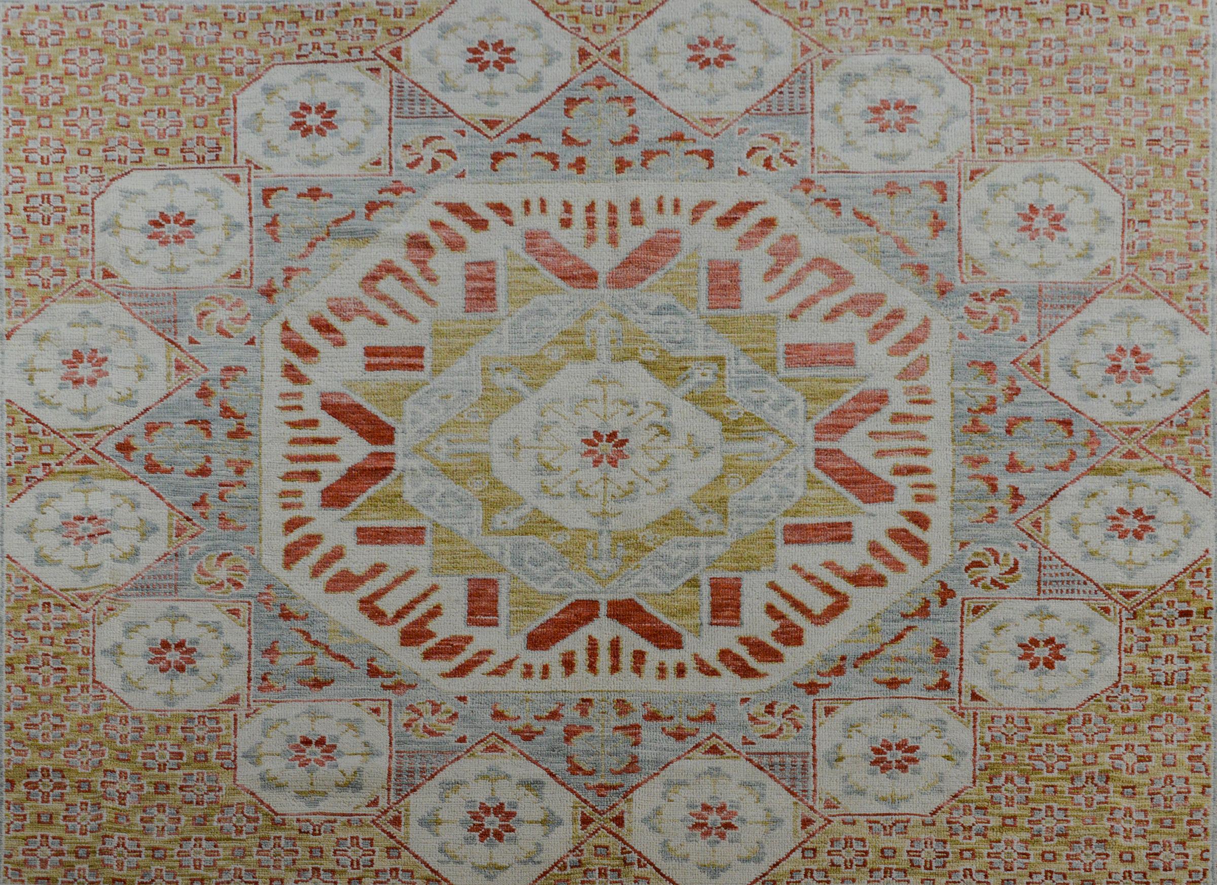 Indian Bold Contemporary Anatolian-Style Rug For Sale