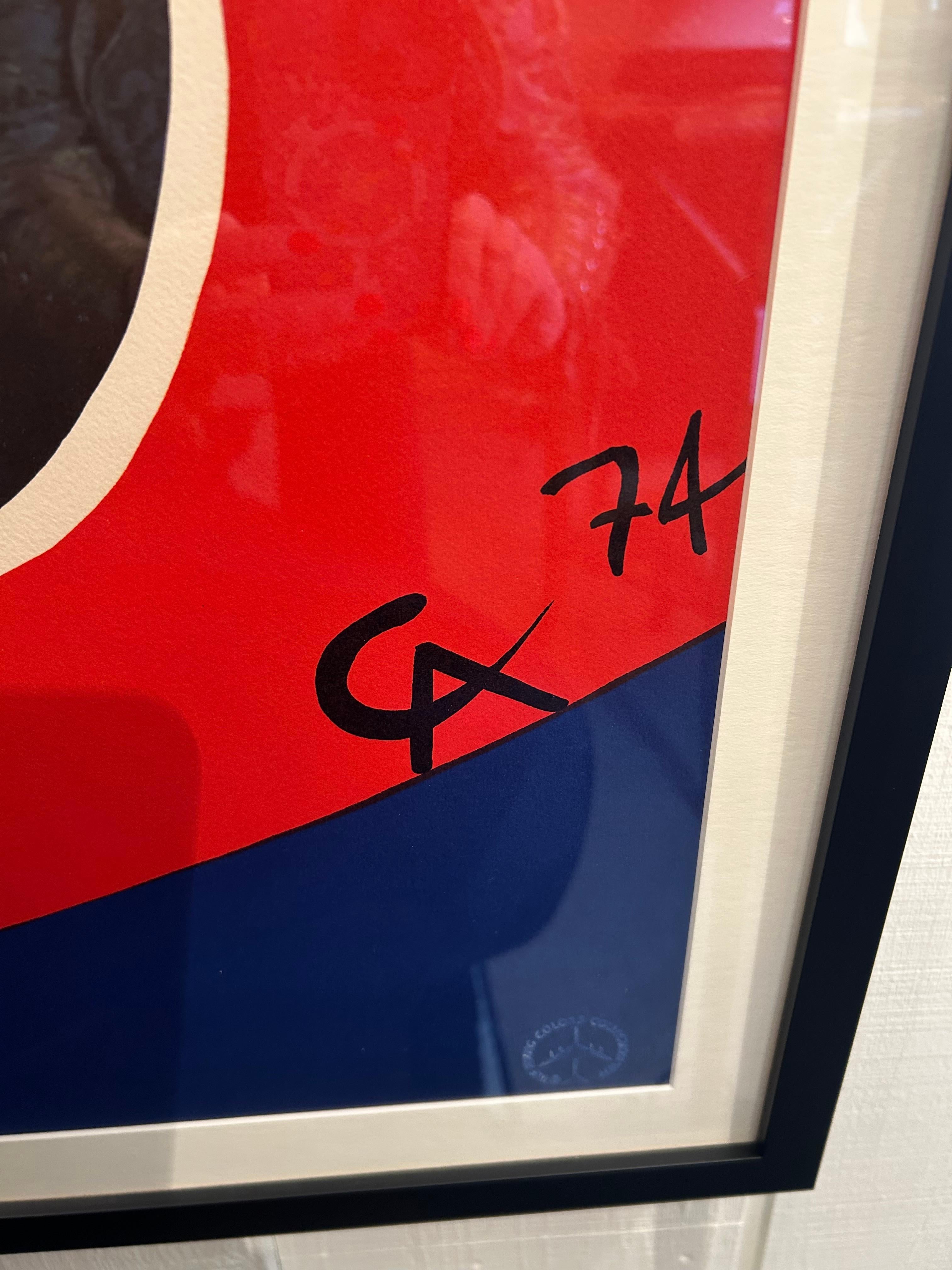 Bold Contemporary Sky Swirl Lithographie von Alexander Calder (Moderne) im Angebot