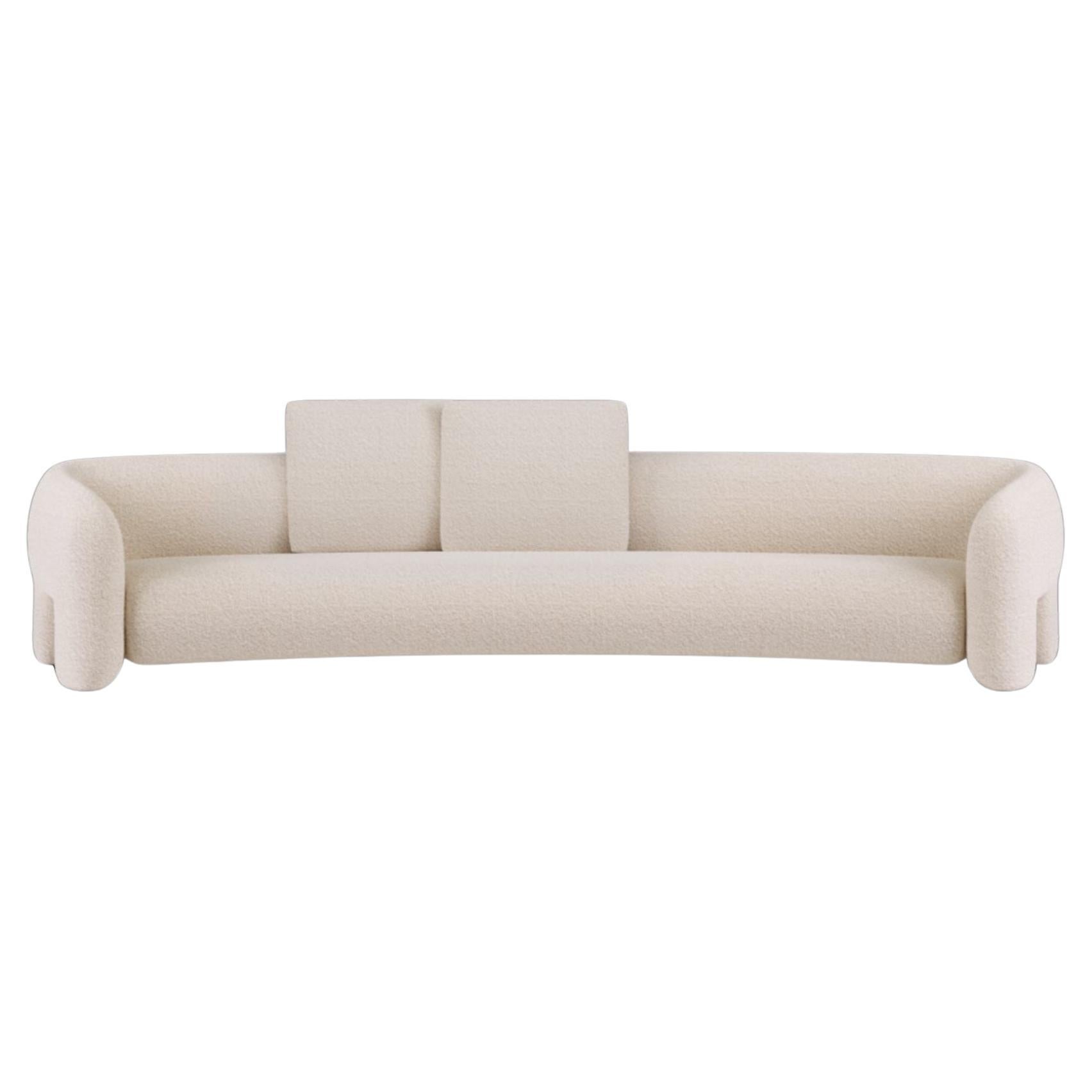 Bold Curved Sofa by Mohdern For Sale