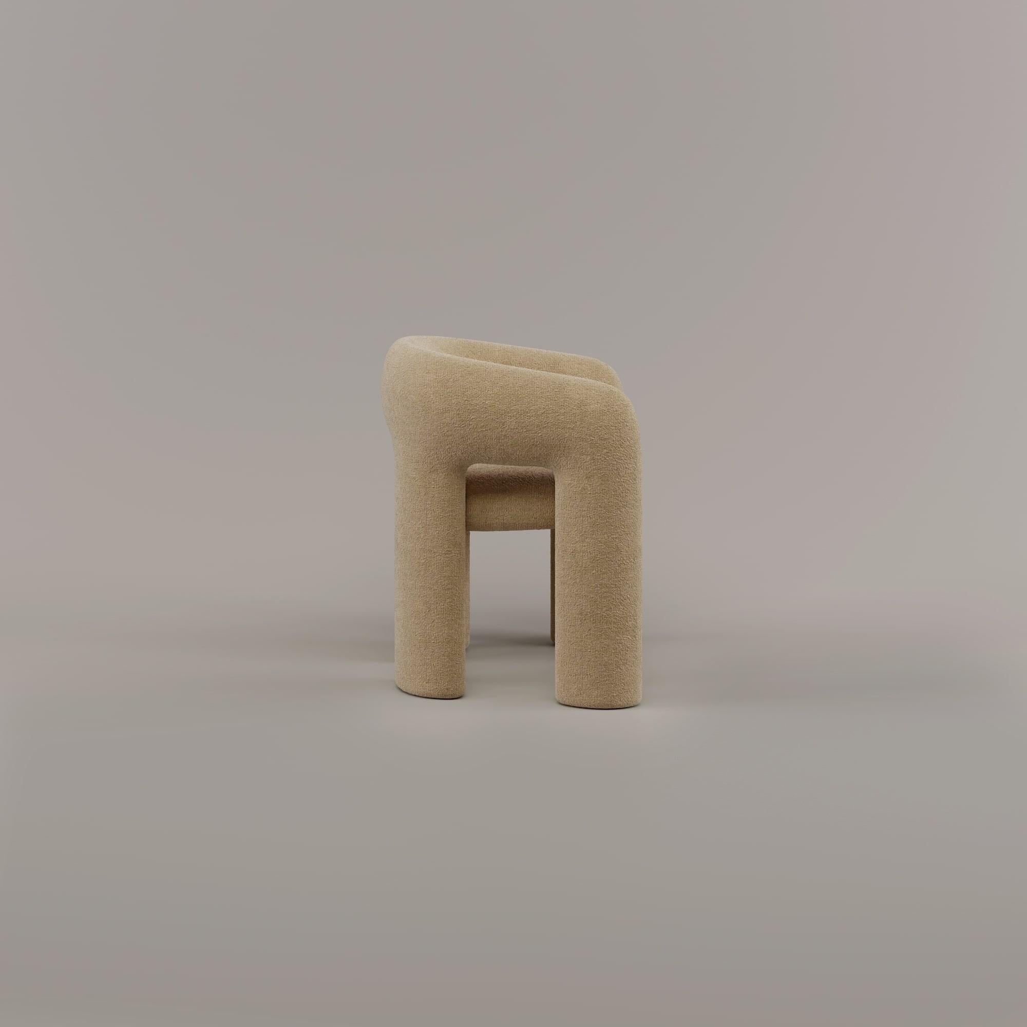 Modern Bold Dining Armchair -  Inlassable Candy WO 117 18 by Elitis For Sale