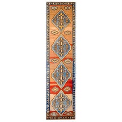 Bold Early 20th Century Azari Kilim Runner