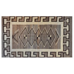 Antique Bold Early 20th Century Navajo Rug