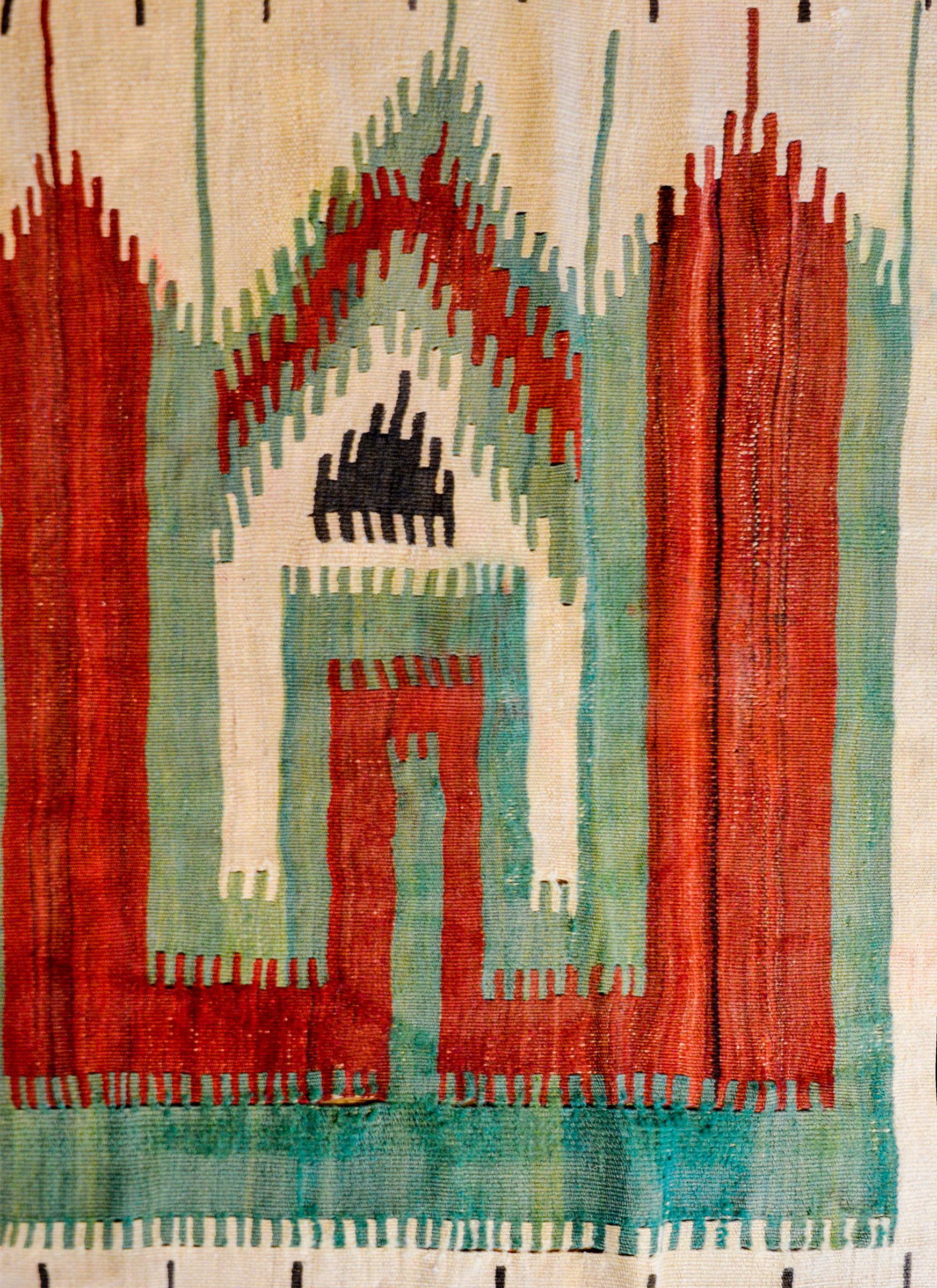 Shahsevan-Kelim-Teppich aus dem frühen 20. Jahrhundert (Mitte des 20. Jahrhunderts) im Angebot