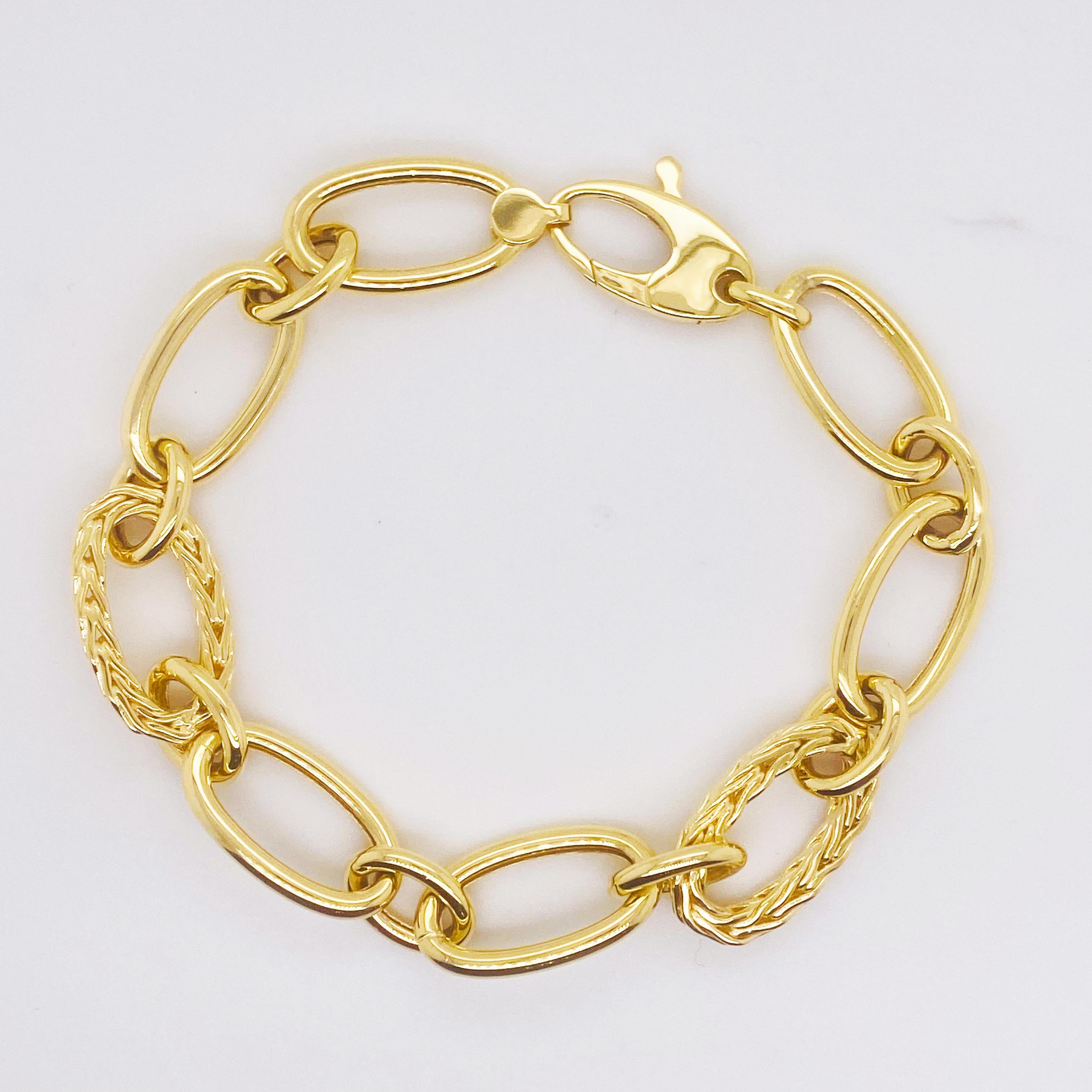 bold gold bracelets