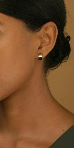 Bold Gold Huggies Earring 14k Solid Gold Huggies Earring