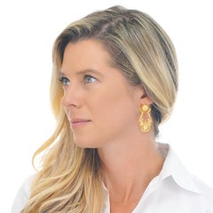 Bold Gold 1970s Earrings