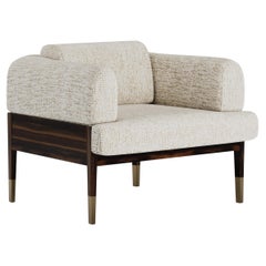 Bold Guliver Armchair With Brushed Brass Details