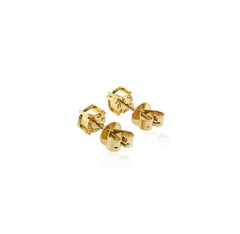 Bold Icon Claw Ohrstecker aus 18 Karat Gelbgold mit Diamanten in Krallenfassung