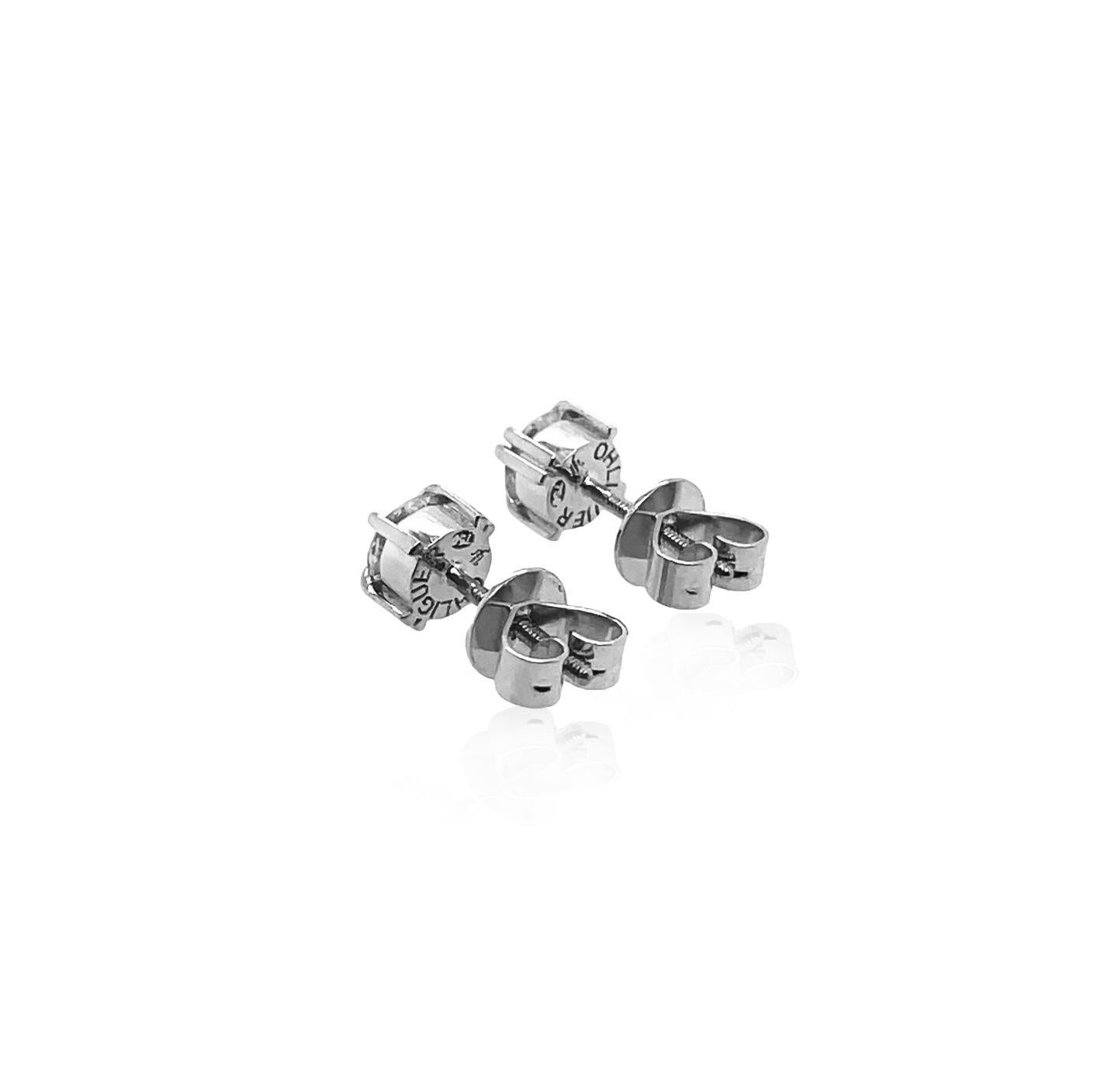 Bold Icon diamond studs with iconic OHLIGUER claws 18K In New Condition For Sale In Brisbane, AU