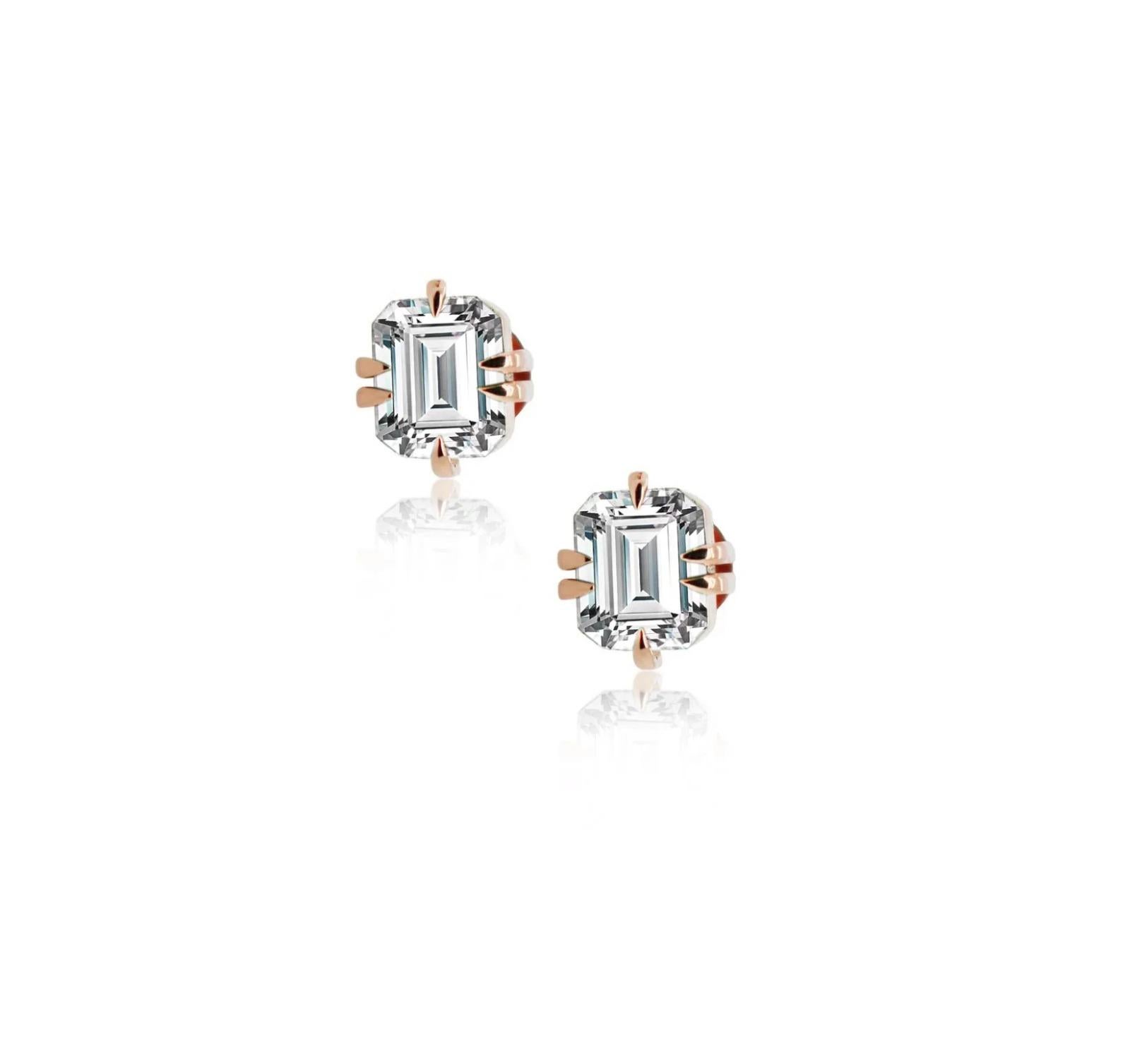 Borchie con diamanti Bold Icon e griffe Iconic 18K in vendita 3