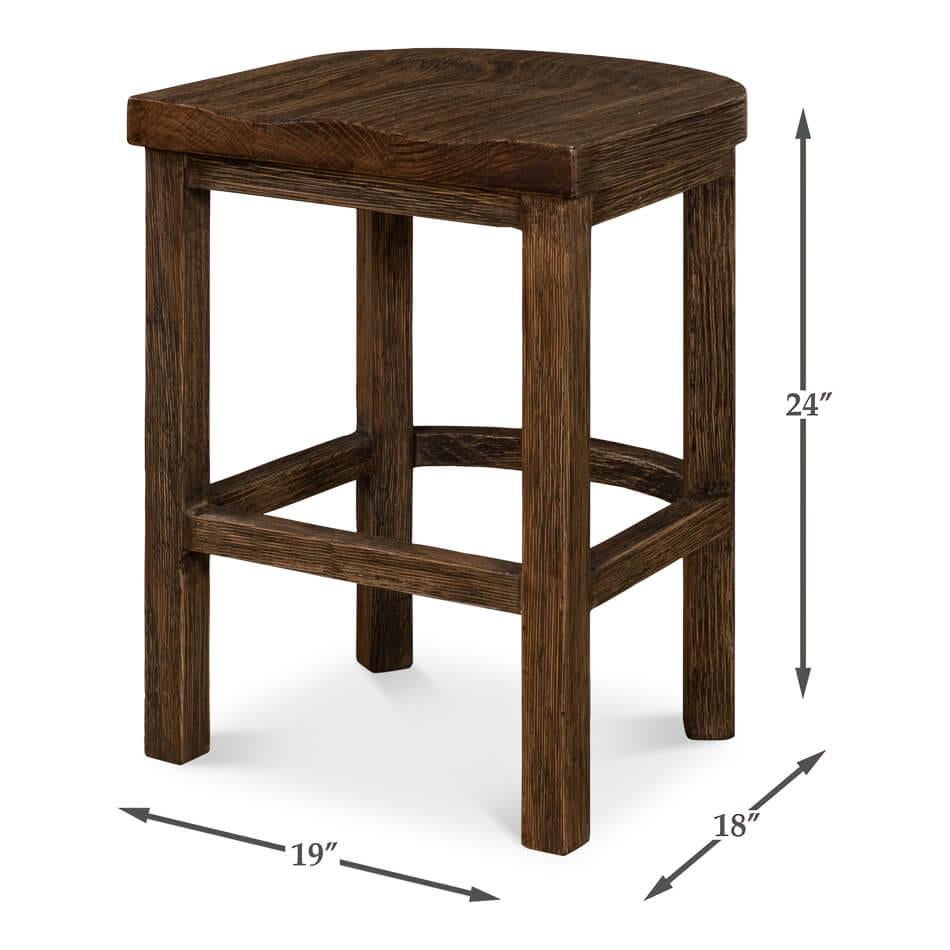 Bold Industrial Counter Stool 3