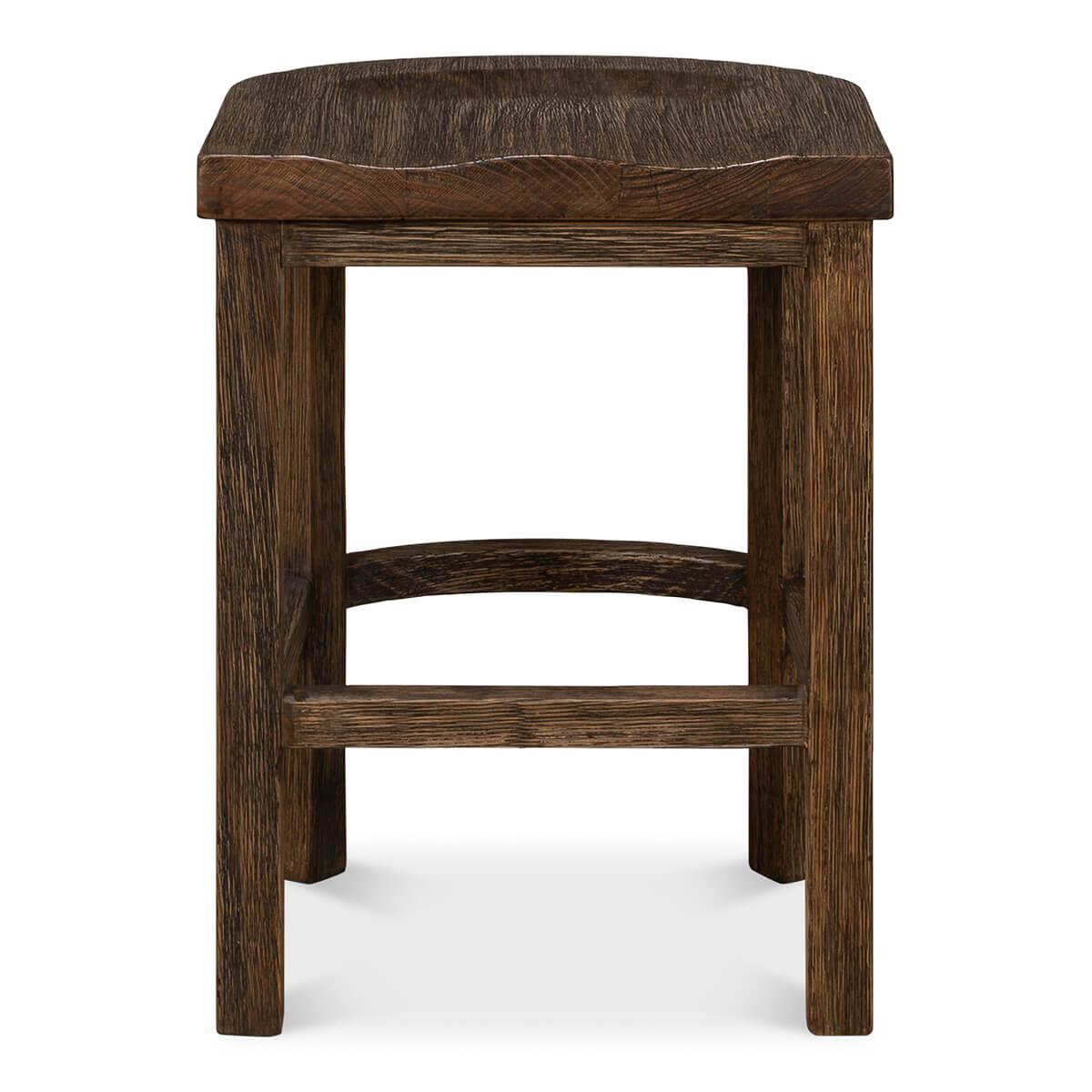 Rustic Bold Industrial Counter Stool