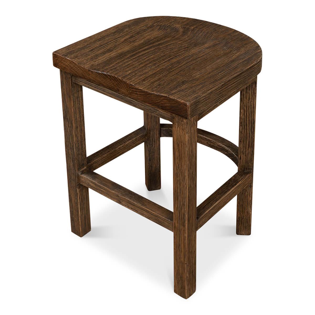Wood Bold Industrial Counter Stool