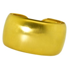 Bold Large Gold Bangle Bracelet