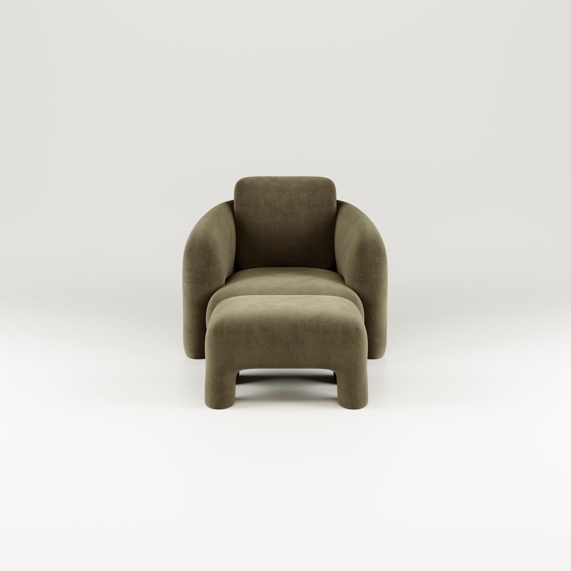 Der Bold Lounge Chair besticht durch sein raffiniertes, modernes Design und seine entspannte Raffinesse und ist ein außergewöhnliches Statement. Sein bemerkenswertes Design, das mit luxuriösen Oberflächen verziert ist, definiert seinen einzigartigen