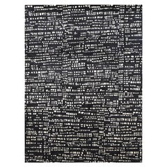 Bold Modern Geometric Patterned Fine Wool Rug 8'9''x11'10''