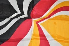 Bold Multicolor "Rising Sun" Acetate Scarf