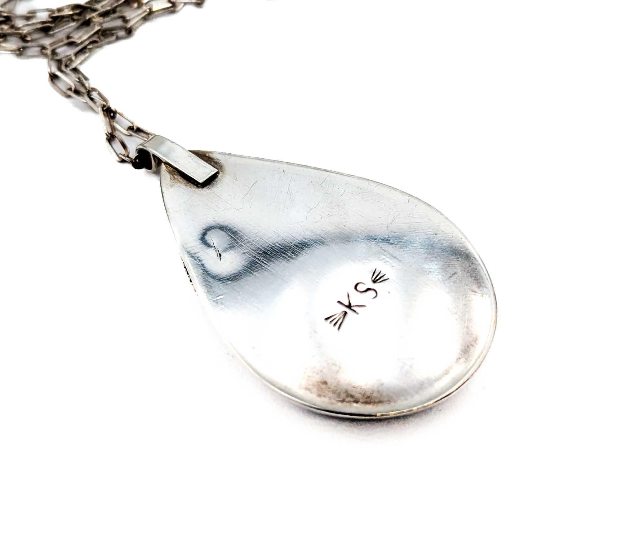 Donna Audace ciondolo in turchese dei nativi americani in argento sterling in vendita